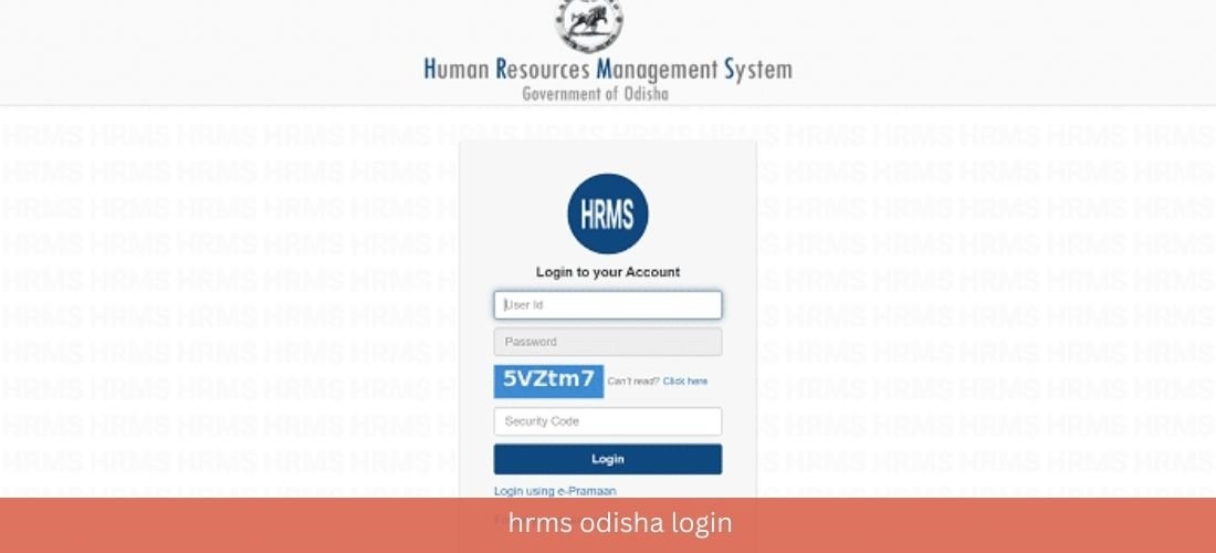 hrms odisha login