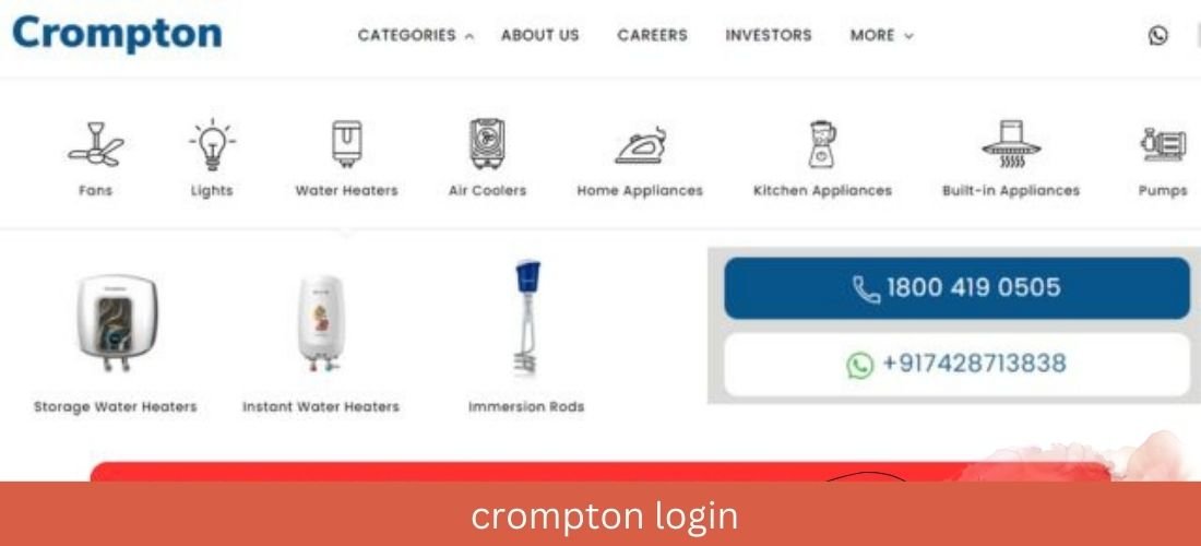 crompton login